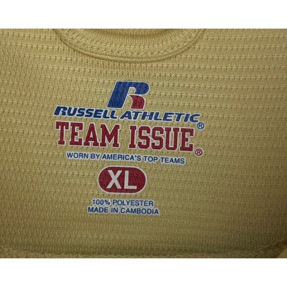 NWT Georgia Tech Yellow Jackets GT Letterwinners Club Polo Shirt XL Blue Gold - Picture 6 of 6